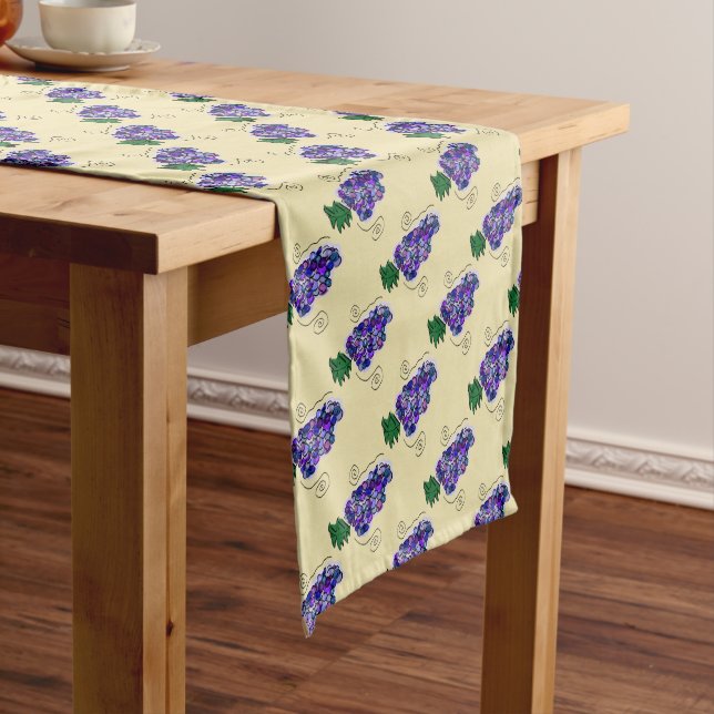 Grapes Medium Table Runner (In Situ)
