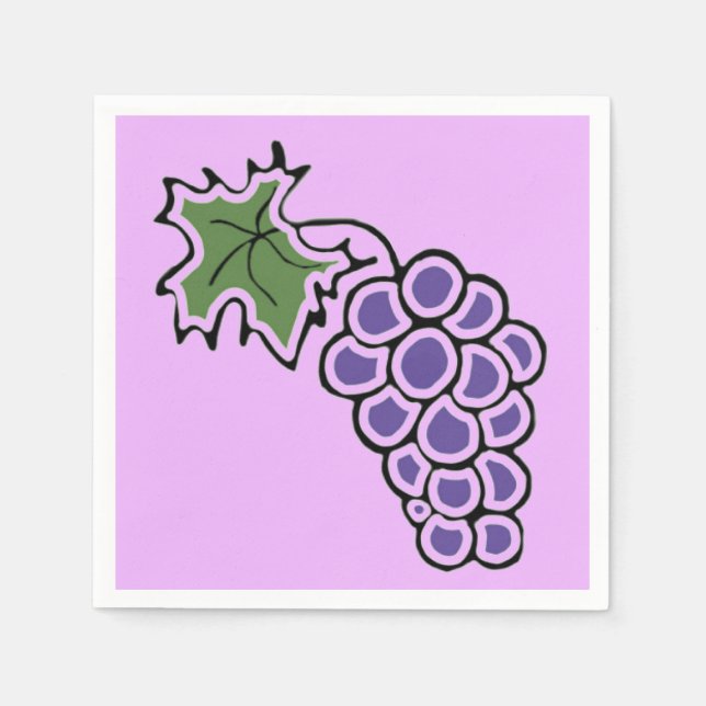 Grapes Napkin (Front)