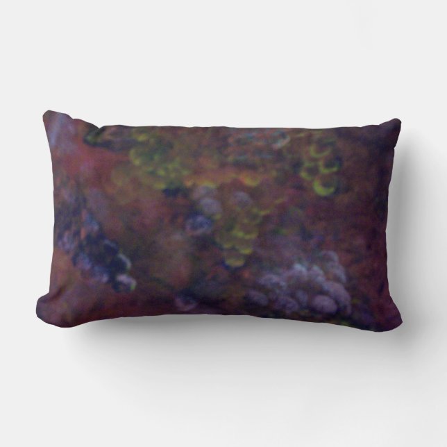 Grapes Of Wine Lumbar Pillow (Front)
