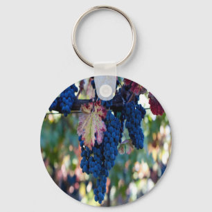 Grapes on a Vine Keychain
