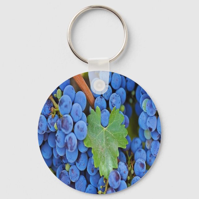Grapes on a Vine Keychain (Front)