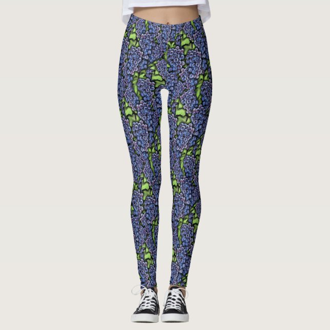 Grapes on The Vine Leggings (Front)