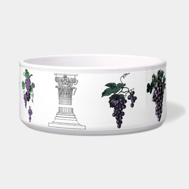 Grapes Pet Bowl (Front)