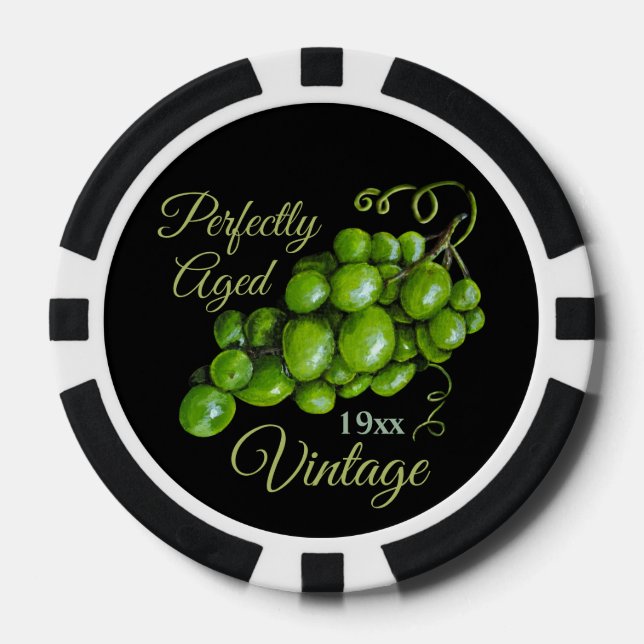 Grapes Poker Chip (Front)