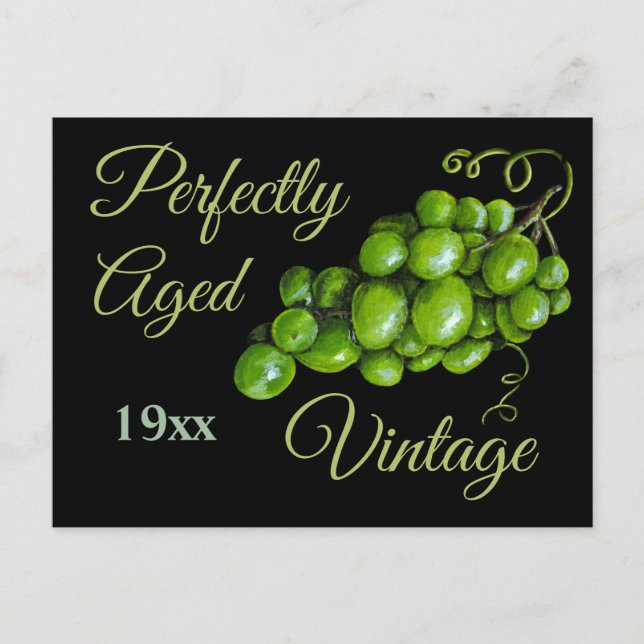 Grapes Postcard (Front)