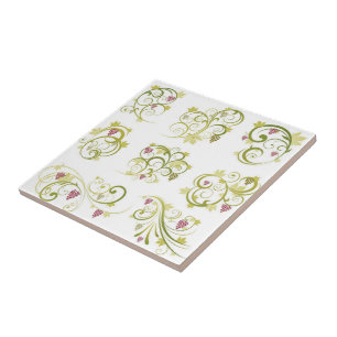Grapes Print Tile