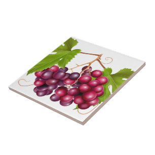 Grapes Print Tile