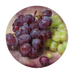 Grapes Red And Green Cutting Board