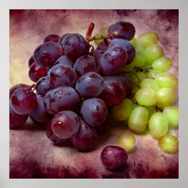 Grapes Red And Green Poster (Front)