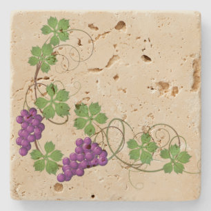 Grapes Stone Coaster