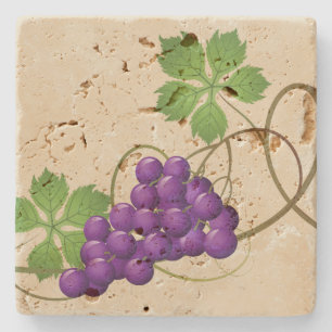 Grapes Stone Coaster