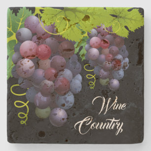 Grapes Stone Coaster