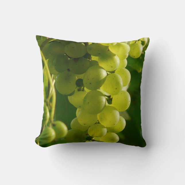 Grapes Throw Pillow (Front)