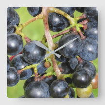 Grapes Wall Clock