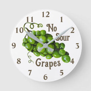 Grapes Wall Clock
