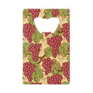 Grapes Wallet Bottle Opener
