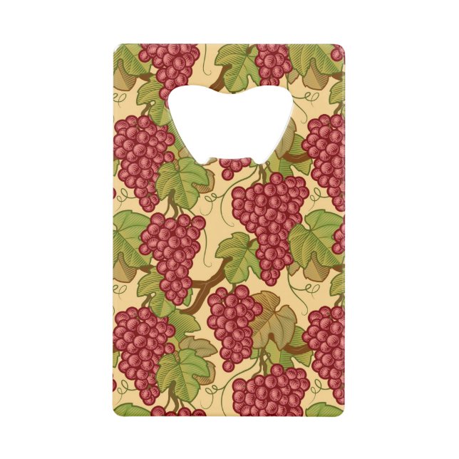 Grapes Wallet Bottle Opener (Front)