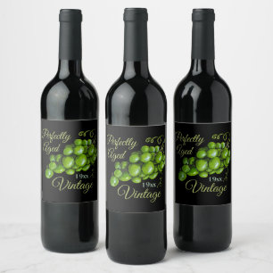 Grapes Wine Label