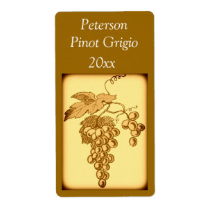Grapes Wine Label