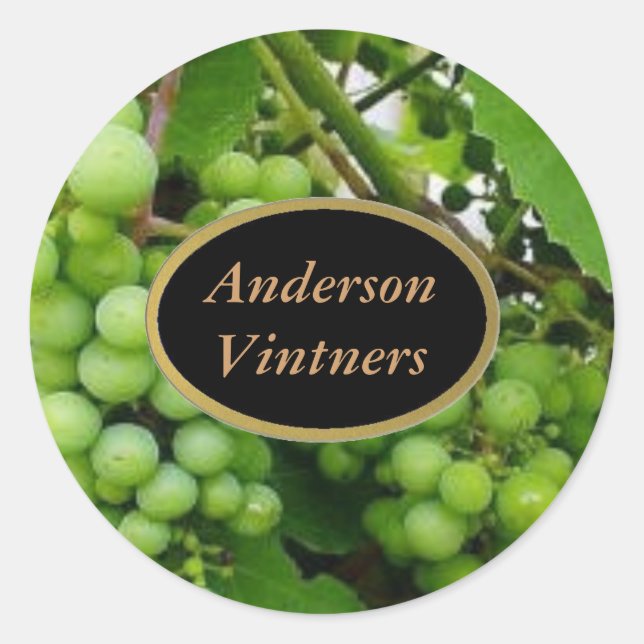 Grapes Wine Labels (Front)