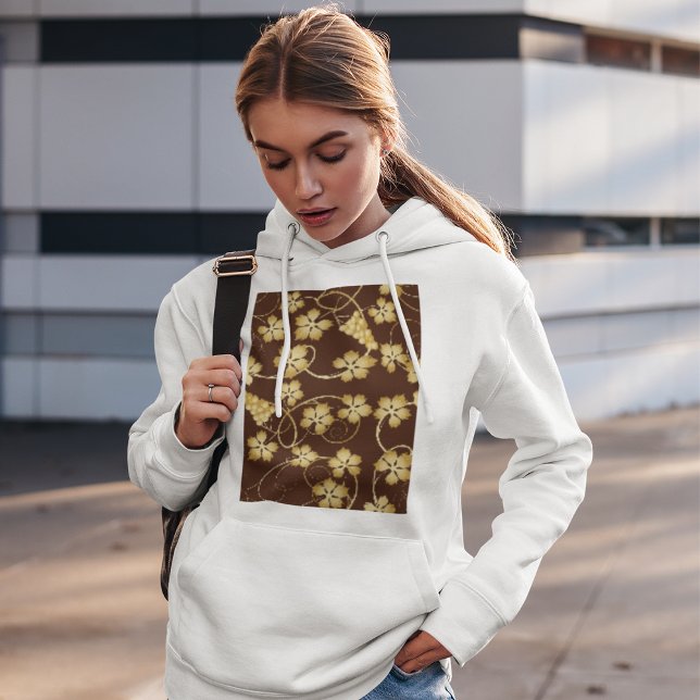Grapevine Background Womens Hoodie (Creator Uploaded)
