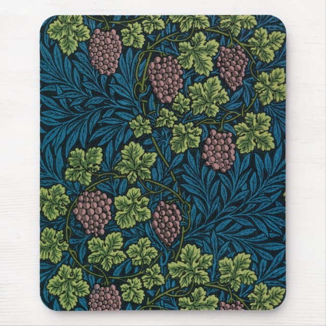 Grapevine (by William Morris) Mouse Pad (Front)
