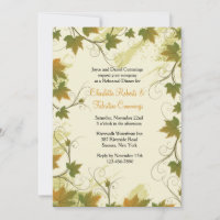 Grapevine Frame Invitation