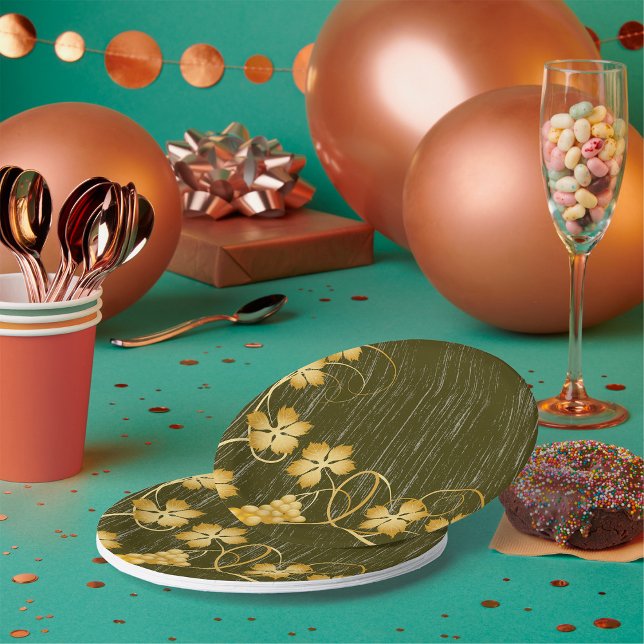 Grapevine Paper Plates (Creator Uploaded)