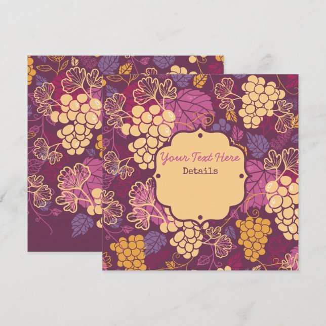 Grapevine Save The Date (Front/Back)