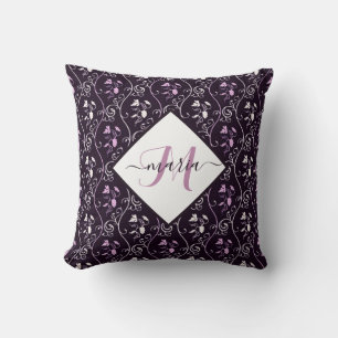 grapevines personalized throw pillow