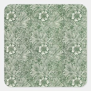  Grapevines with clusters of pink grapes  Square Sticker