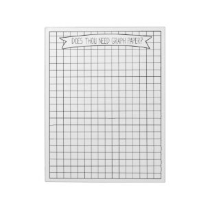 Graph Paper Notepad