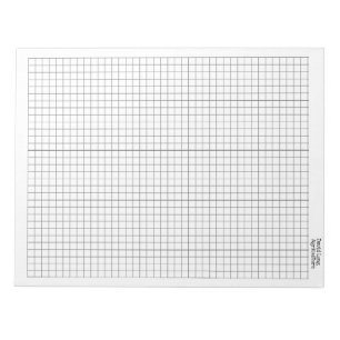 Graph Paper Pad Personalized