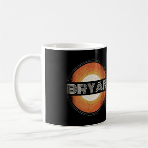 Graphic 365 First Name Bryan Retro Personalized Vi Coffee Mug