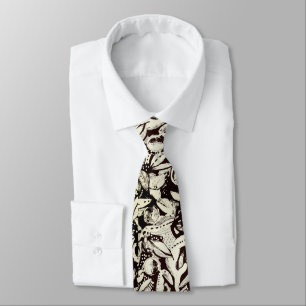 Graphic apples tie