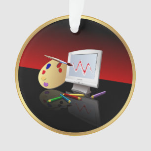 Graphic Art Ornament