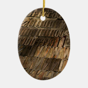 Graphic Artist - I'd like to buy a vowel Ceramic Ornament