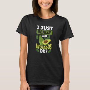 Graphic Avocado Apparel I Just Really Like Avocado T-Shirt