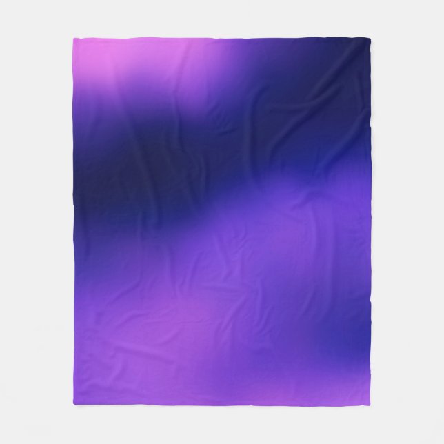 graphic blur modern texture colourful abstract dig fleece blanket (Front)