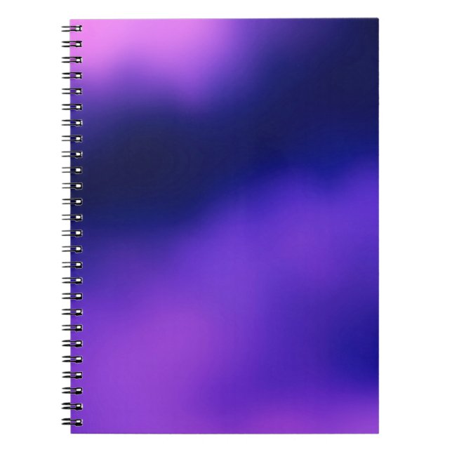 graphic blur modern texture colourful abstract dig notebook (Front)