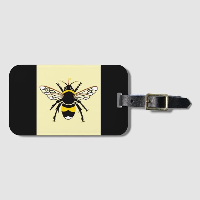 Graphic Bumble BEE - Nature - Wildlife -  Luggage Tag (Front Horizontal)