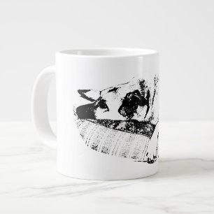Graphic Calm, Bold Lounge Start Large Coffee Mug