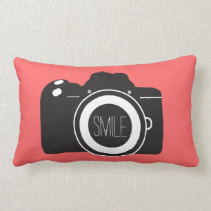 Graphic Camera Smile pillow