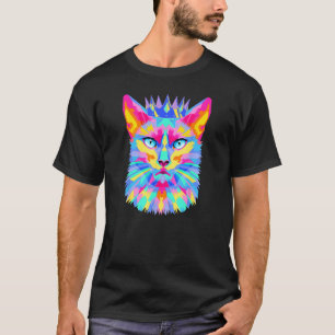 Graphic cat retro for cat  cat mother  Cat Crown T-Shirt