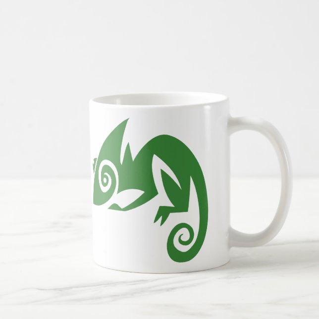Graphic Chameleon Coffee Mug (Right)