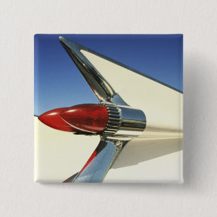 Graphic: Close-up of fin and taillight on 2 Inch Square Button