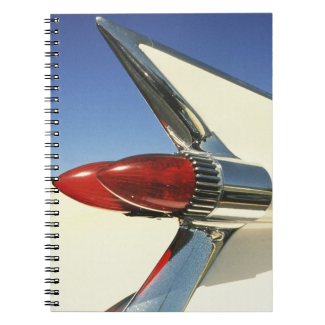 Graphic: Close-up of fin and taillight on Notebook (Front)