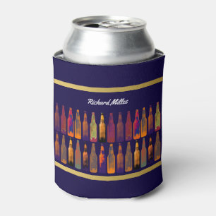 graphic colour beer-bottles can cooler