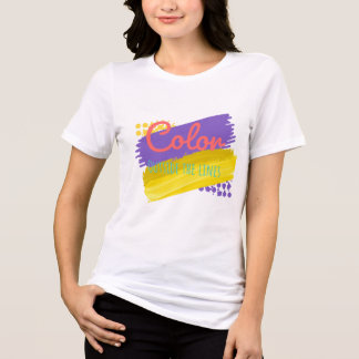 Graphic "Colour Outside the Lines" Inspirational Tri-Blend Shirt