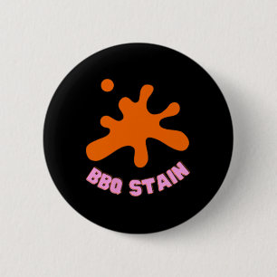 Graphic Colourful Bbq Stain Art 2 Inch Round Button